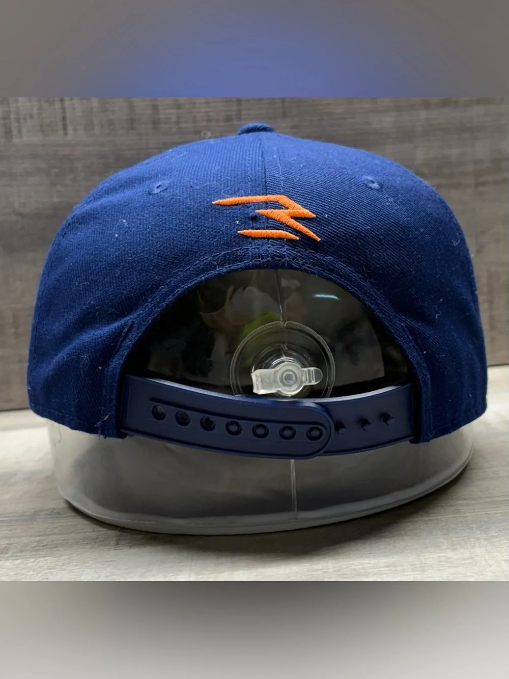Nike 3Brand Kids Navy Hat with Orange Emblem (Russell Wilson)